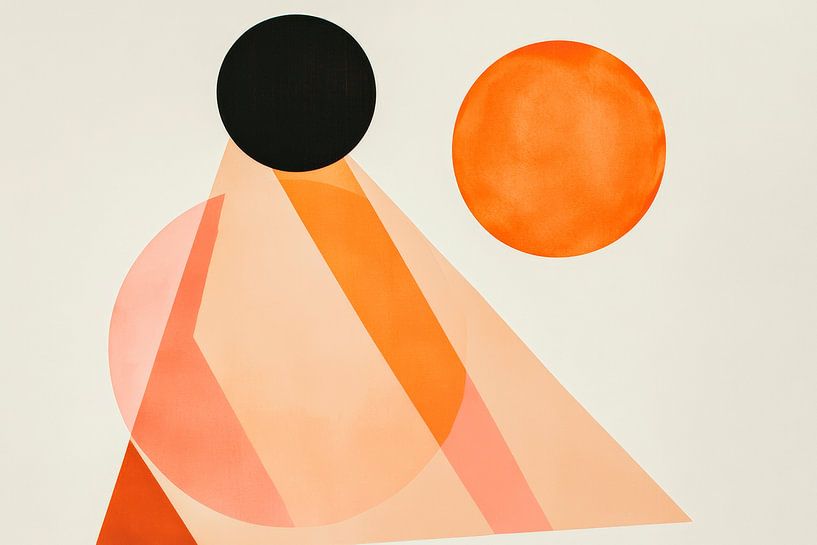 Geometrie der Farben – Harmonisches Licht von Poster Art Shop