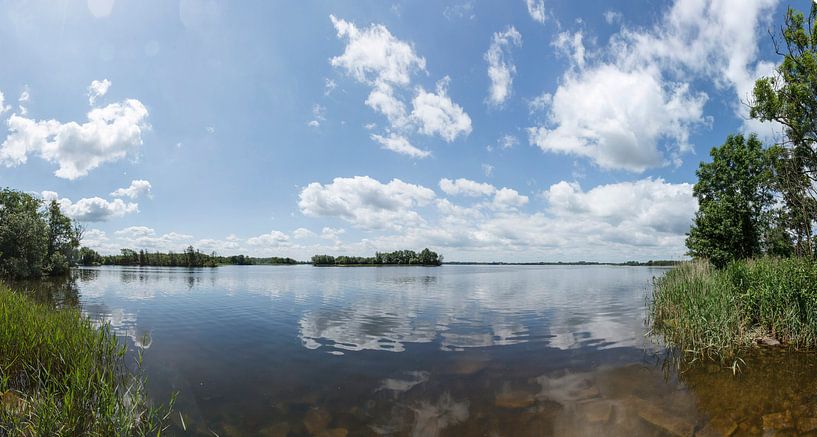 De Wijde Blik, Panoramafoto bei Kortenhoef, Wijdemeren von Martin Stevens