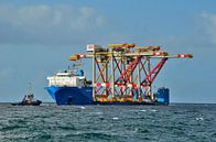 Megatransport Cranes by sea by Karel Frielink thumbnail