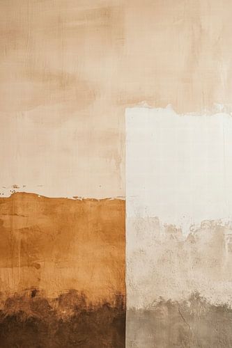 Aardse muurtextuur met abstracte kleurovergangen