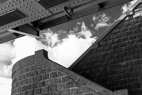 Staircase at the Wilhelmina Bridge, Deventer