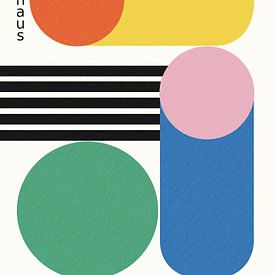 Bauhaus poster shapes by H.Remerie Photography and digital art