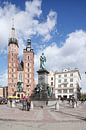 St. Mary's Church, Grote Marktplein, Oude Stad, Krakau, Polen van Torsten Krüger thumbnail
