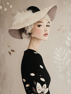 The lady with the hat