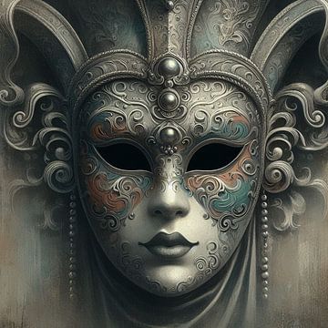 Venetiaans masker van Nicolette Vermeulen