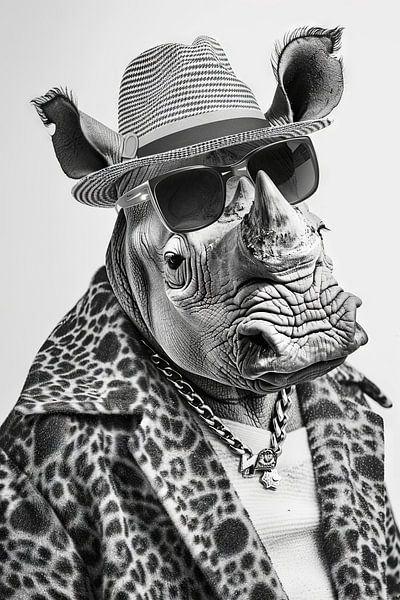 Nashorn von Poster Art Shop