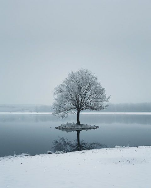Baum in Stille von fernlichtsicht
