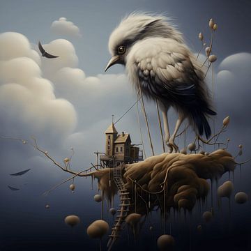 Surrealismus und Vogelwelt von Karina Brouwer