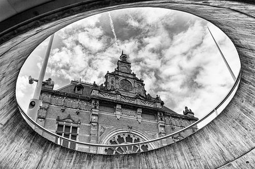 Station Groningen vanuit het stadsbalkon