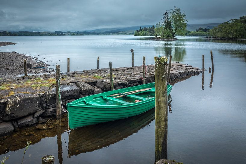 Jetty at Loch Awe near Kilchrenan by Christian Müringer