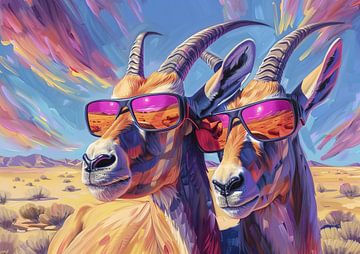 Antelope Sunglasses by Blikvanger Schilderijen