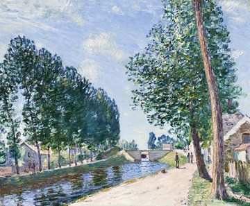 Alfred Sisley,Le canal de Loing en Moiret