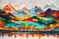 Abstract Berglandschap van Arjen Roos thumbnail
