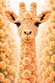 Orange giraffe... by Ans Bastiaanssen