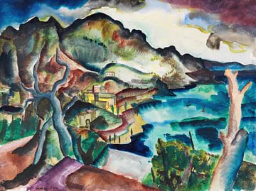 Josef Eberz - Landschaft bei Minori (1921) von Peter Balan