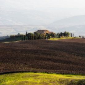 La maison du film "Le Gladiateur" dans la région du Val d'Orcia en Toscane sur John Trap