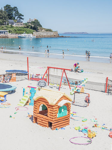 Playground on the beach