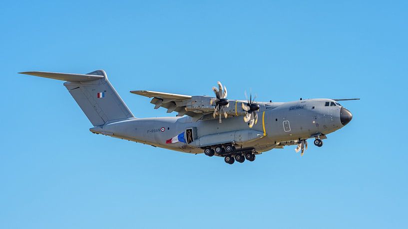 French Airbus A400M Tactical Display Team. by Jaap van den Berg