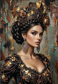 Sovereign Gaze: The Gilded Crown by Sergej Gello