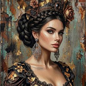 Der souveräne Blick: Die vergoldete Krone von Sergej Gello