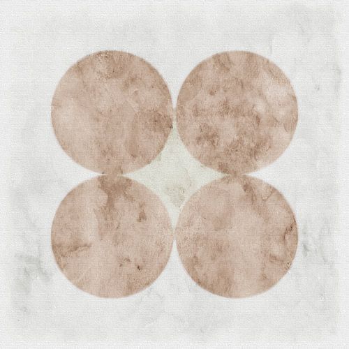 Scandinavië Noords Abstract op Zand Beige