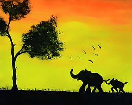 Aesthetic Sunset by Augustyn Engty