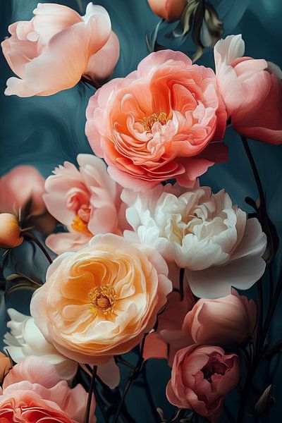 Peonies in Twilight by Studio BB