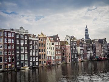 Grachtenpanden Amsterdam van Martijn Tilroe
