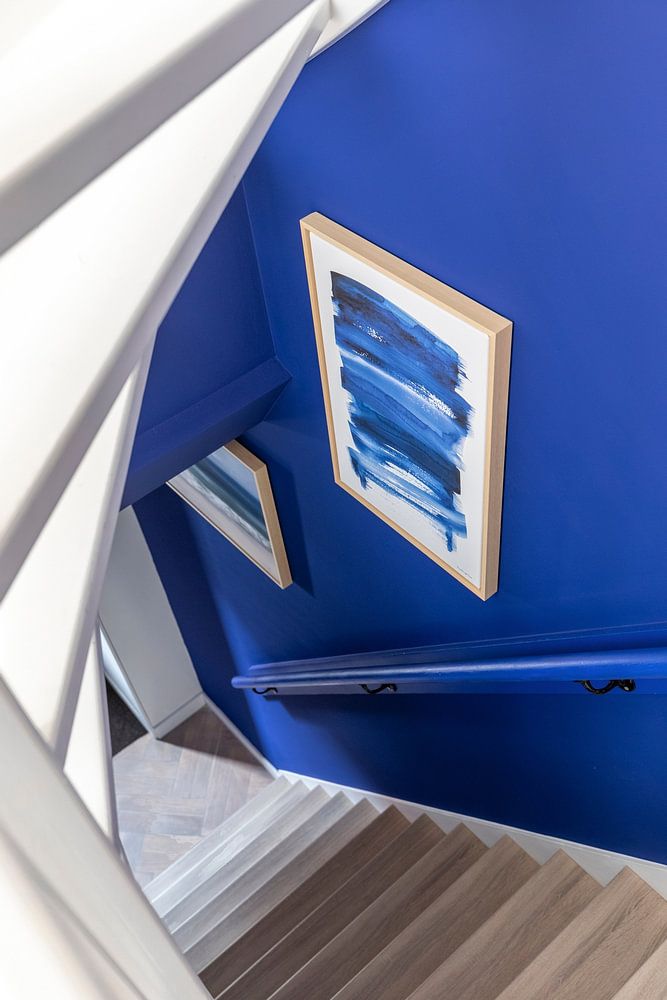 Mutiger blau iv., Mercedes Lopez Charro  von Wild Apple 