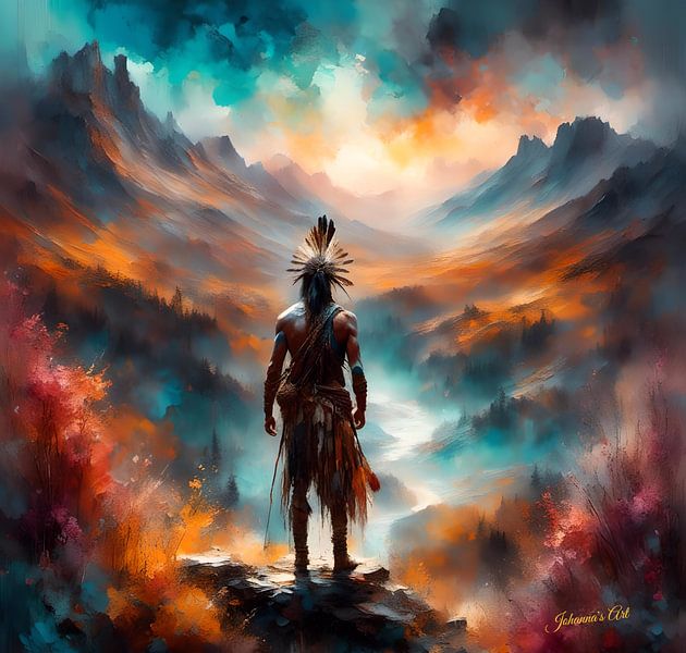 Amerikanisches Ureinwohnererbe 54 von Johannas Art Creations