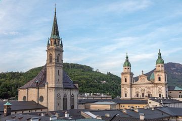 Salzburg - Franciscaner kerk en kathedraal van Salzburg van t.ART