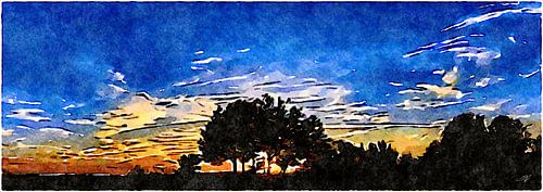 Wunderschöner Sonnenaufgang von Saskia Ben Jemaa