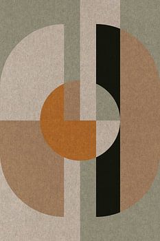 Geometrische Retro Kunst: Scandinavisch Industrieel Minimalisme 4