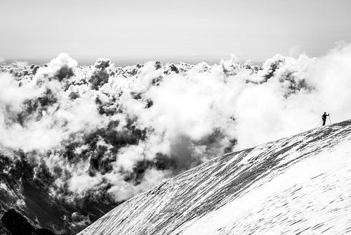 Eternal Ice of the Austrian Alps B&W4