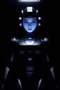 Female cyborg robot artificial intelligence concept created with by Markus Gann thumbnail