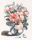Fleurs dans un vase, Johan Teyler par Des maîtres magistraux Aperçu