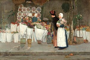 At the Florist, Childe Hassam