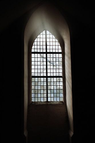 Church window - Color art print - Beautiful light
