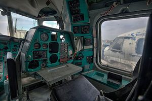 Cockpit van een MIL Mi-26 van Tessa Remy Photography