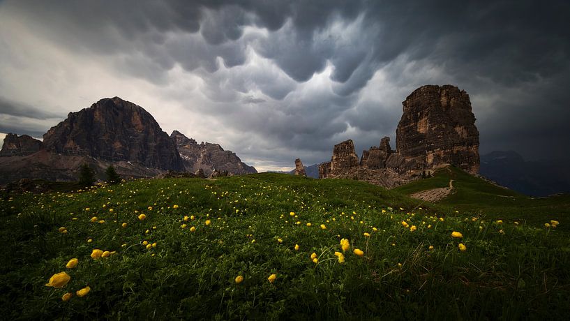 Storm in the Dolomites by Sven Broeckx