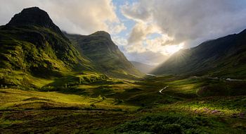 Coucher de soleil à Glencoe