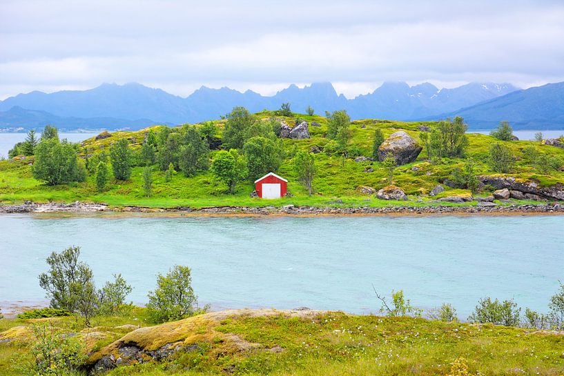 Malerische Szenerie auf Hinnøya - Norwegen von Gisela Scheffbuch