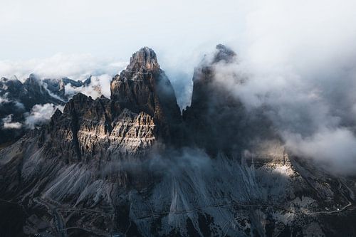 Mystische Berge in den Dolomiten