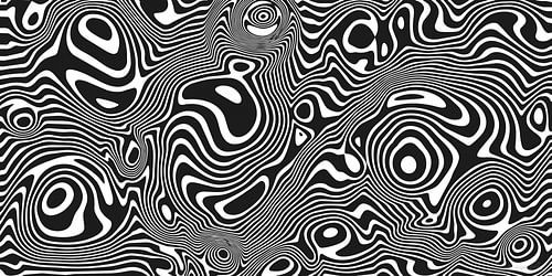 Abstracte golven en golvingen