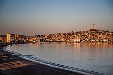 Sur la plage de La Serena sur Thomas Riess