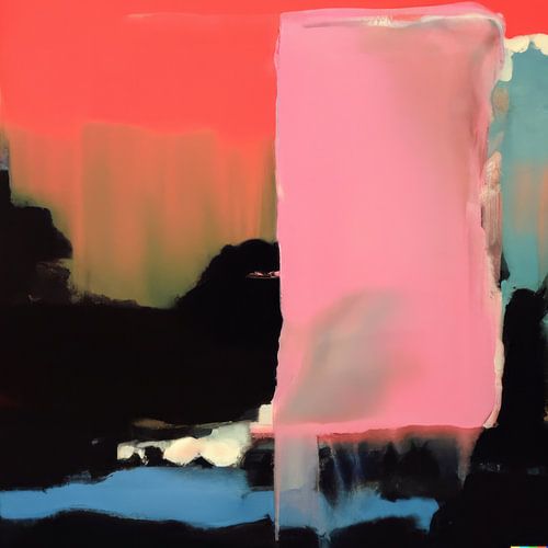 Abstrakt in warmen und hellen Farben