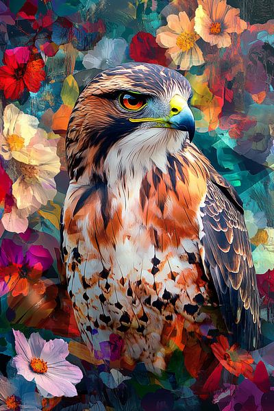 Autour des fleurs colorées par Imperial Art House