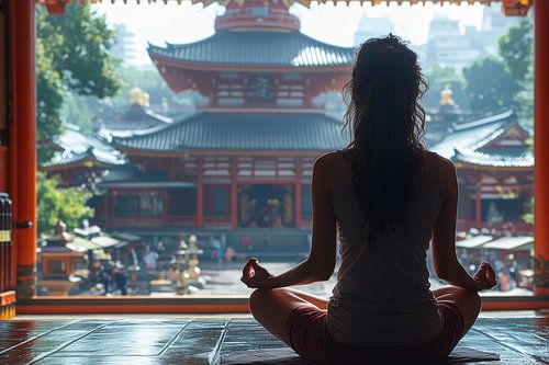 schilderachtig spiritueel Japan