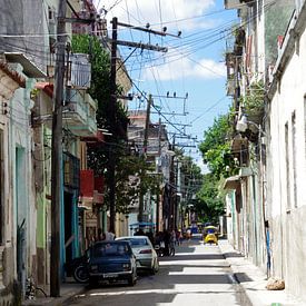 Vue de la rue II - La Havane, Cuba sur Astrid Meulenberg