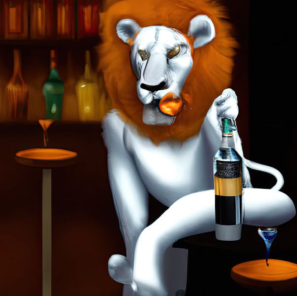 King of the Bar van Lions-Art